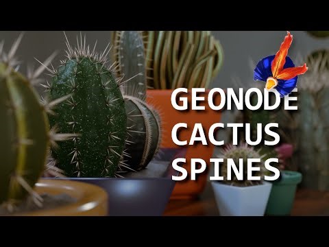 Blender 4.2 Tutorial: Cactus Spines with Geometry Nodes