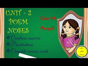 "Poem Noses" | English Unit 2 | class 4 | question answers ( NCERT solutions)