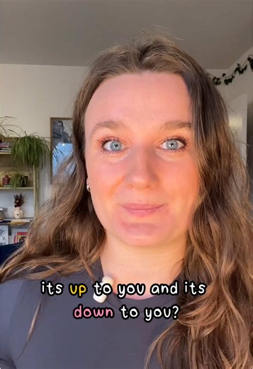 If you’d like to study with me, click the link in my bio for my British Pronunciation Course! 🇬🇧 This lesson is on the difference between it’s up to you and it’s down to you :) #english #learnenglish #englishgrammar #grammarlesson #englishteacher