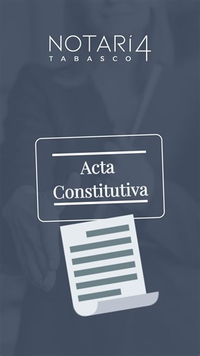 📄 ¿Sabes qué es el acta constitutiva? Es el documento legal que da vida a una empresa, define a sus socios, su estructura, su propósito... y es indispensable para operar de forma legal. 🖋️ Sin acta constitutiva no hay empresa reconocida. ✔️ No puedes facturar ✔️ No puedes abrir cuentas ✔️ No puedes firmar contratos válidos 🔒 En Notaría 4 Tabasco te ayudamos a constituir tu sociedad con seguridad, paso a paso. 📍 Agenda tu cita hoy y comienza con bases firmes. 📲 Villahermosa, Tabasco #ActaCon