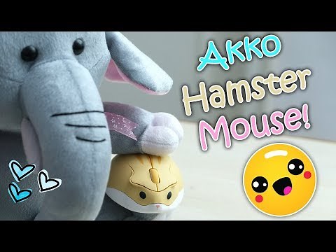 CUTEST MOUSE EVER!!! AKKO Hamster Mouse Review! 🐹