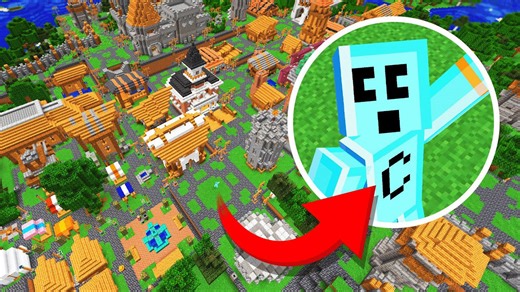 I became the king of a Minecraft village