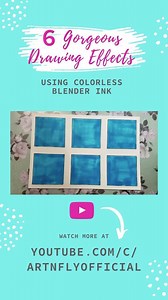 Rachel of @pencil.butter demonstrates how to create these 6 awesome effects using colorless blender ink. See our YouTube channel for the full tutorial! | Art-n-Fly | Facebook