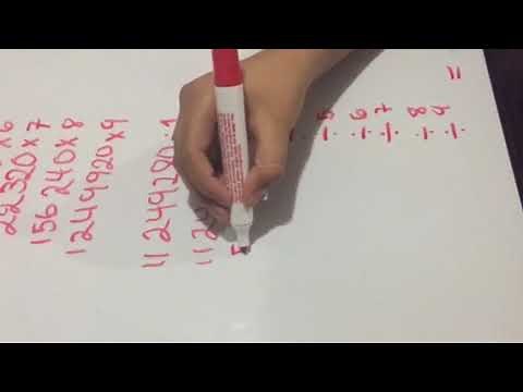 Cómo hacer una escala multiplicativa