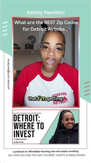What are the BEST Zip Codes for Detroit Airbnbs 🚀 #AffordableHousing #AshleyHamilton