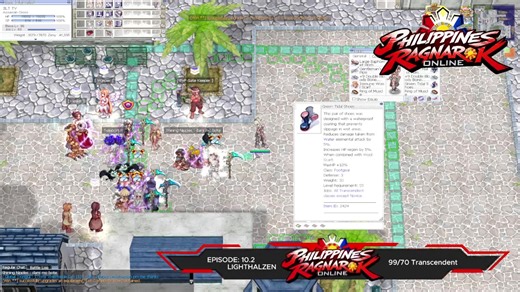 �PHILIPPINES RAGNAROK ONLINE� �Server Rate: �Base Exp: 3x �Job Exp: 3x �Item Drops: 1x �Normal Cards: 1x �MVP Card Drop: 1x �Server Info: �Max Aspd: 190 �Max Stats: 99 �Episode: 10.2 Lighthalzen �Base and Job Level: 99/70 �Guild Capacity: 36/36 �Server Features: �Slave Priest System �Monthly PVP Tournaments �Mobile Emulator �VIP System �AFK/Auto attack �Gepard 3.0 �Multi Client (Max of 3) �Progressive Server �Socials: � Official FB Page: https://www.facebook.com/PhilippinesRO.gg/ � Official Webs