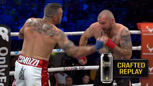 Watch bare-knuckle boxer's stunned reaction to having nose broken with punch