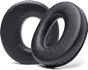 WC Replacement Ear Pads for Sony MDR-RF985R RF970 RF970RK RF960RK RF960R RF925RK & MDR-DS6500 Headphones | Softer Leather, Luxurious Memory Foam, Added Thickness, Enhanced Noise Isolation | Black