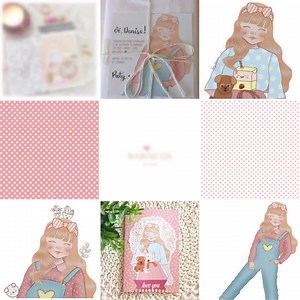 Cute Girls Clipart, Digital PNG Set, Kawaii Art, Printable Digital Paper - Etsy