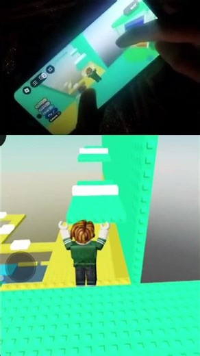 Wallhop Handcam #roblox #shorts #shortsvideo #obbyroblox #obby #obbytower