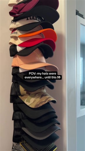 Finally found a hat rack that keeps everything organized without the mess 🙌 Easy install, super durable, and makes the space look instantly clean. Simple solution, big difference. #HatRack #HomeOrganization #OrganizedHome #ClutterFree #EasyInstall