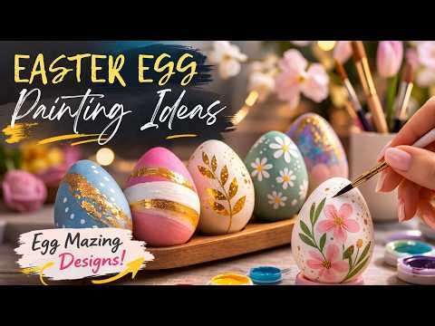 99+ Easter Egg Painting Ideas 2026 with Easy Egg Mazing Designs You'll Love