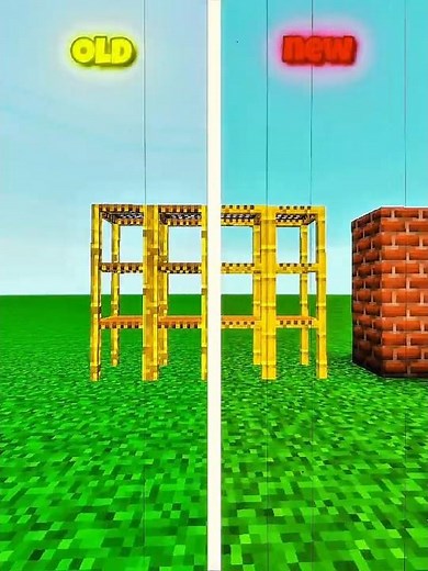 Minecraft Old 🆚 New Texture Nostalgia 🥺 #minecraft #minecraftshorts #minecraftnostalgia #viralshorts