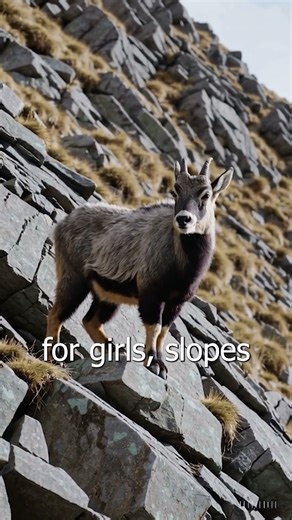 This goat shouldn't be able to climb these cliffs but it does #animals #nature #incredible