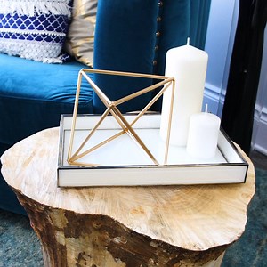 This DIY himmeli decor piece is the perfect addition to your home! #crafty | Crafty