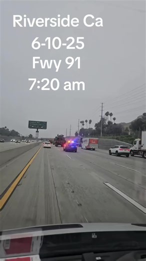 Riverside Commute Update: Fwy 91 Traffic at 7:20 AM