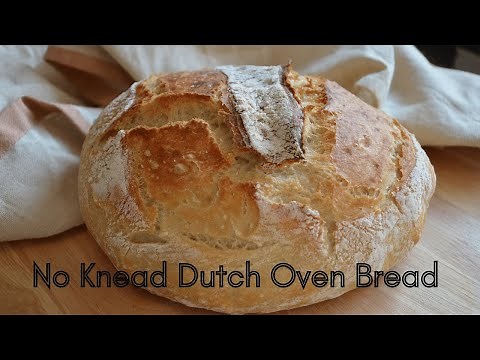 How to Make the Easiest and Tastiest Bread Ever - No Knead Dutch Oven Bread!