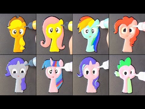 Sprunki + MLP Pancake Art - Applejack, Fluttershy, Rainbow Dash, Pinkie Pie, Rarity ...