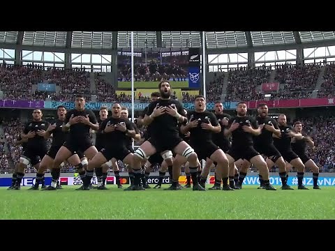 All Blacks perform fierce haka
