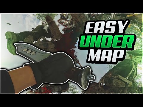 Cold War Zombies: SOLO UNDER MAP GLITCH! (Die Maschine)