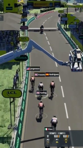 1st TDF ever 1st Stage & What a SHOW 1,2,3,4🔥PCM 25 | Titular Froomcock S6 EP062 TDF Week 1 #shorts