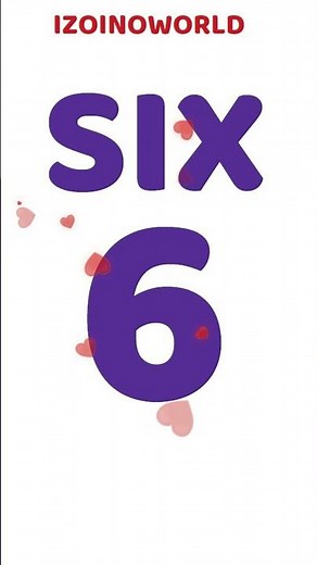 S I X | Number 6 Song for Kids | Learn to Count, Spell & Sing#shorts #art #drawing