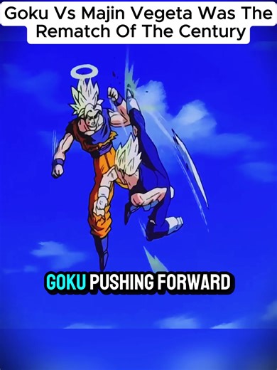23 5 Goku Vs Majin Vegeta Was The Rematch Of The Century #dbz #majinvegeta #gokuvsvegeta #dragonballz #animebattle