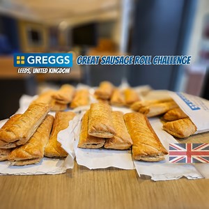 298K views · 6.1K reactions | SAUSAGE ROLL Challenge  in the UK. How Many Can I Eat in 5 Minutes? #foodchallenge #mukbang | Da Garbage Disposal | Facebook