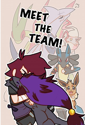 Meet Shay’s Team! This took longer than intended- . Team Names: Zoroark - Indigo Lucario - Asia Skarmory - Sterling Hisuian Zorua - Willow Flygon - Emera Eevee - Coffie (The sprites scrolling at the bottom are all the other pokemon she’s caught!) #art #artistsoftiktok #foryoupage #oc #artist #pokemon #pokemonlegendsza #pokemonscarletviolet