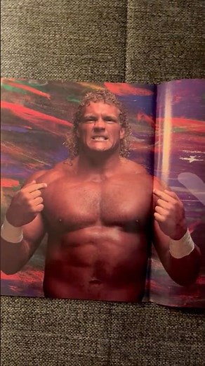 Vintage WWF Magazine with Wrestling Superstar Sid Justice WWE #wwe #prowrestling