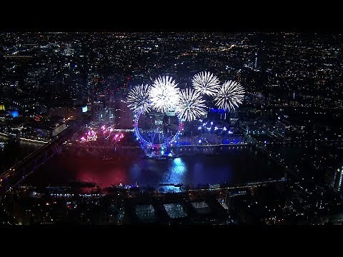 New Year 2018: London's spectacular fireworks display