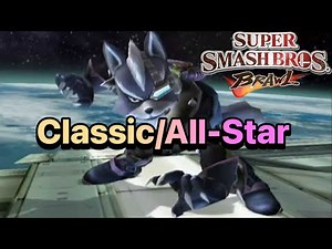 Super Smash bros Brawl:Wolf Classic/All-Star mode