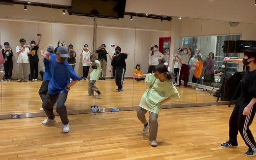 hiphop 基本　rhythm keep routine 日本lesson