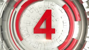 The Beautiful and elegant Countdown for New year 2020, It can be used for the intro of the video for the new year. Stock Video