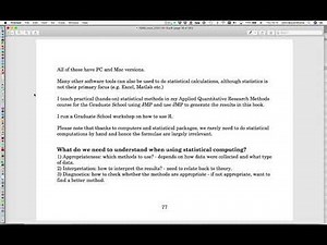 IQRM Chapter 7: Statistical Computing