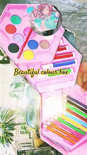 beautiful 🤩 colour box 🖍️for childrens |colour set with crayon, sketch pen...