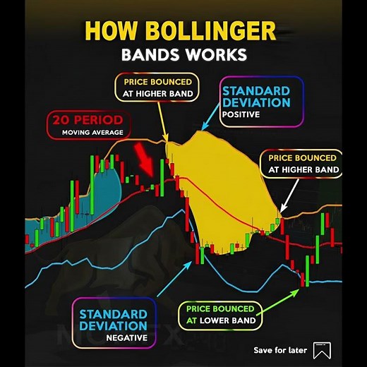 How Bollinger Bands Work | Trading Strategy Explained (Beginner Friendly) #shorts