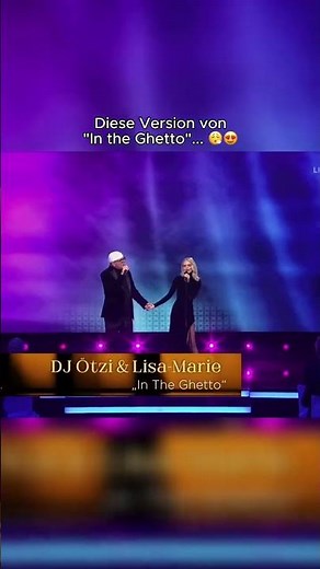 Besonderer Moment gestern bei der Gala ✨ Die TV-Premiere unseres Duetts „In the Ghetto“.