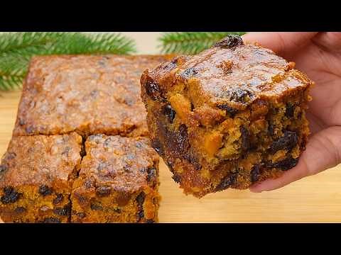 Moist Christmas Fruit Cake Recipe 🎄 Easy Quick Recipes! Fruit Cake recipe for Holiday baking