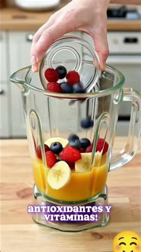 Batido Morado Saludable con Solo 4 Ingredientes | Receta Fácil y Rápida #recetasfaciles