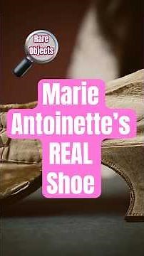 Marie Antoinette's ACTUAL Shoe That Survived the French Revolution 👡 #historicalfashion #silk
