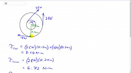 Giancoli 7th Edition, Chapter 8, Problem 25