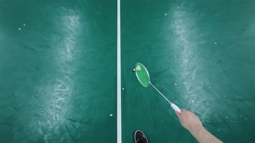 Fastest badminton rally you’ll see today ⚡ #badminton