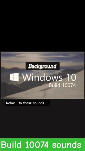 Windows 10 build 10074 sounds #windows #computer #windows10