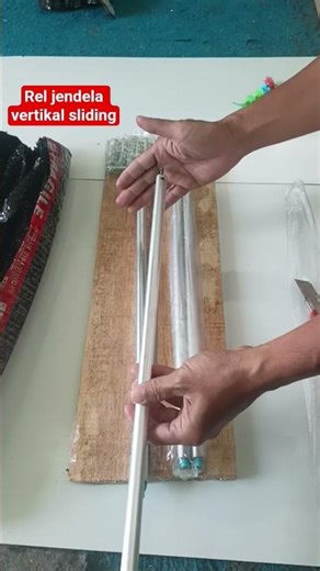 vertical sliding window rail