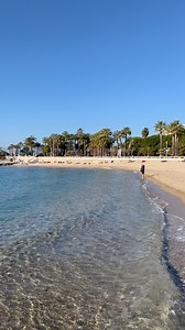 Winter in Cannes… and it’s still very much beach season. ☀️🌊 #Cannes #france #southoffrance #paca | My South of France