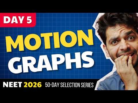 Day 5/50 – Motion Graphs | NEET Physics 2026 | Crashup