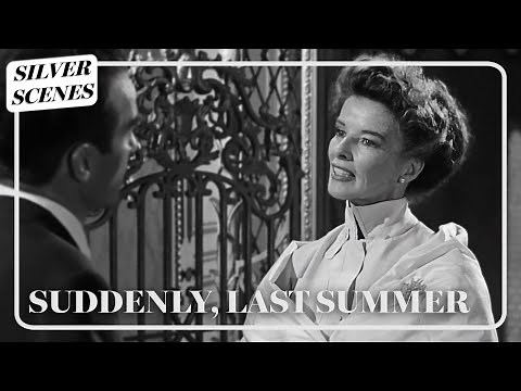Meeting Mrs. Venable - Montgomery Clift & Katharine Hepburn | Suddenly, Last Summer | Silver Scenes