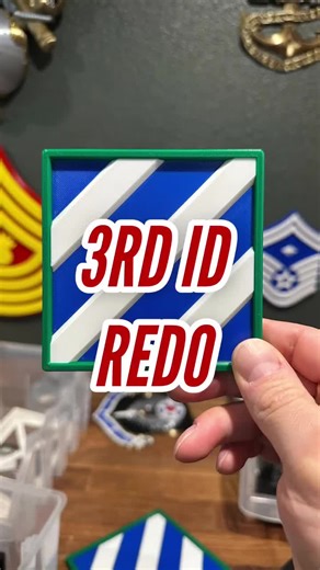 3rd Infantry Division logo is updated! Now the Rock of the Marne is the way it’s supposed to be! This one is shipping out tomorrow for an order, but you can get your own of course - lots of sizes! #army #3rdinfantrydivision #unitpatches #fortstewart #superherodiy