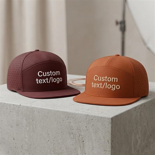 Richardson 169 Cannon Cap | Seven Panel Flat Bill Snapback | Water Resistant Performance - Etsy